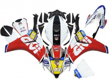 93 Number White and Red 2008-2011 CBR1000RR Motorcycle Fairings