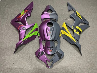 Bat Man vs Joker Matte 2007-2008 CBR600RR Motorcycle Fairings