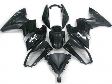 Black Kit 2009-2011 Ninja 650R Motorcycle Fairings