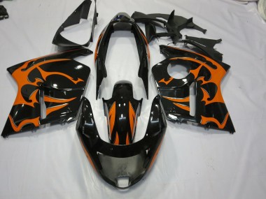 Black and Orange 1996-2007 CBR1100XX Motorcycle Fairings