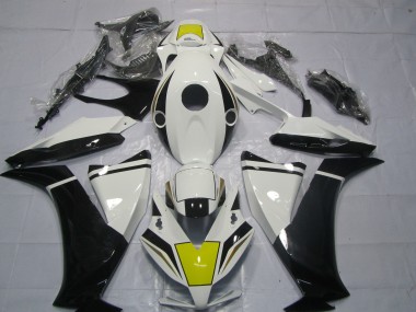 Black and White 2012-2016 CBR1000RR Motorcycle Fairings