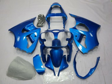 Blue 2000-2002 ZX6R Motorcycle Fairings