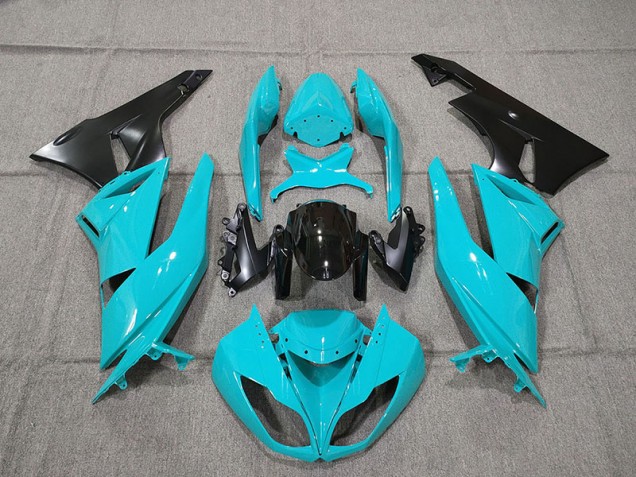 Blue 2009-2012 ZX6R Motorcycle Fairings