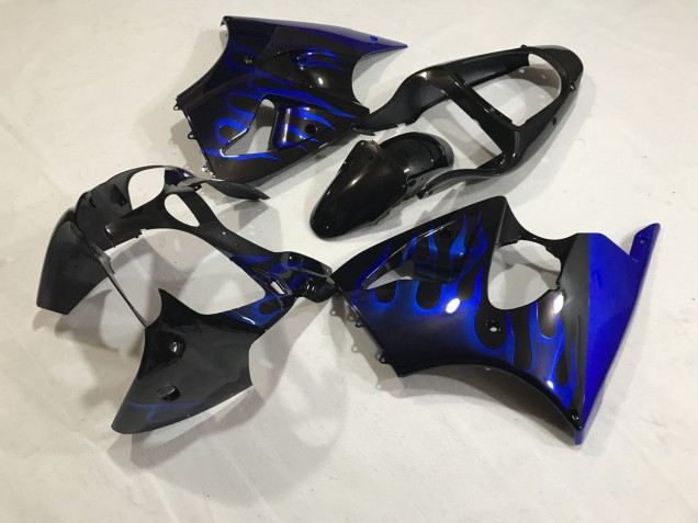 Blue Flame Kit 2000-2002 ZX6R Motorcycle Fairings