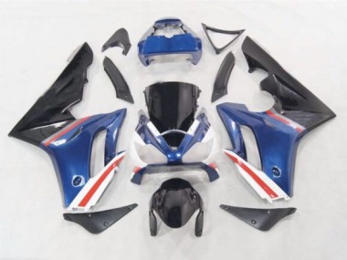 Blue / Red and White 2006-2008 Daytona 675 Motorcycle Fairings