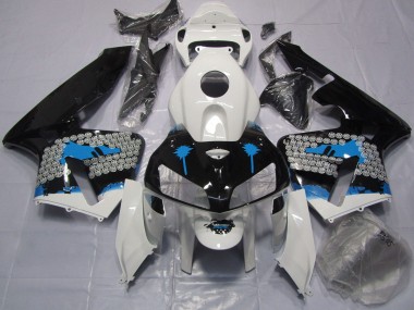 Blue Splatter 2005-2006 CBR600RR Motorcycle Fairings