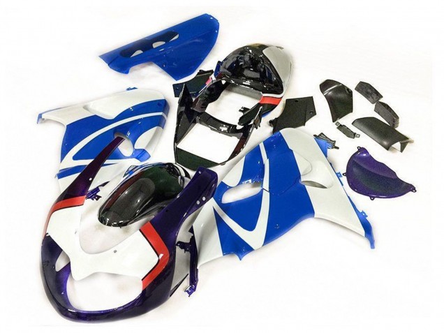 Blue and Black 1998-2003 TL1000R Motorcycle Fairings