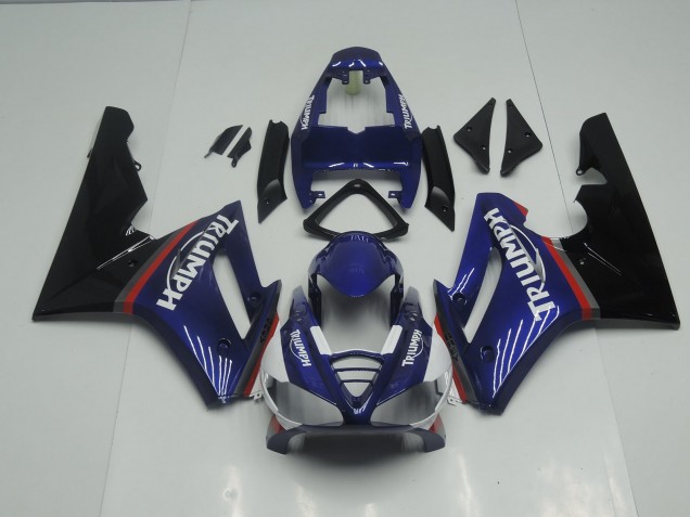 Blue and Red Gloss 2009-2012 Daytona 675 Motorcycle Fairings