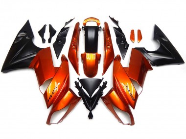 Burnt Orange 2009-2011 Ninja 650R Motorcycle Fairings