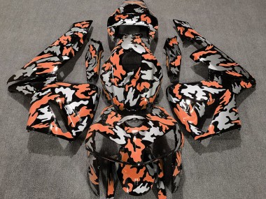 Camo & LIGHT ORANGE 2005-2006 CBR600RR Motorcycle Fairings