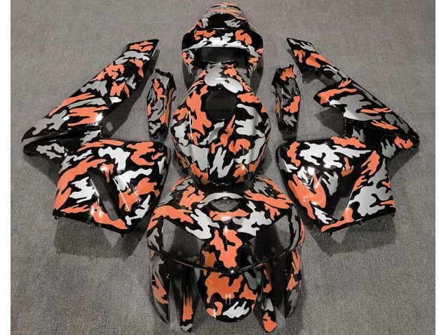 Camo & LIGHT ORANGE 2005-2006 CBR600RR Motorcycle Fairings