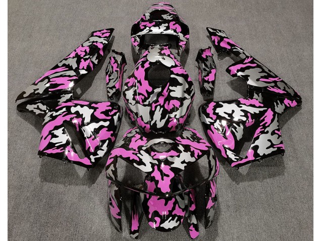 Camo & LIGHT PINK 2005-2006 CBR600RR Motorcycle Fairings