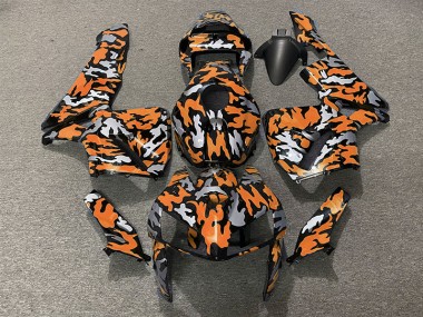 Camo & ORANGE 2005-2006 CBR600RR Motorcycle Fairings