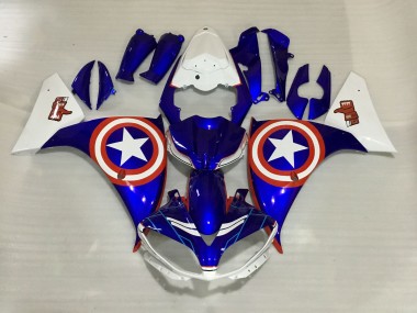 Captain America 2009-2011 R1 Motorcycle Fairings