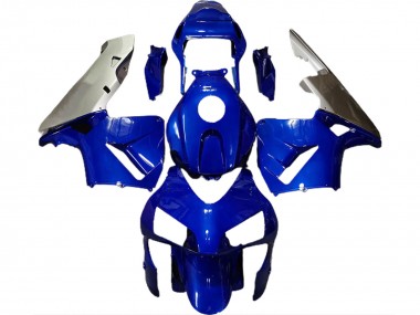 Deep Blue & Silver 2003-2004 CBR600RR Motorcycle Fairings