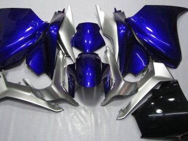 Deep Blue and Silver 2010-2013 VFR1200 Motorcycle Fairings