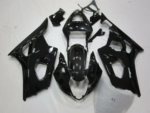 Gloss Black 2003-2004 GSXR 1000 Motorcycle Fairings