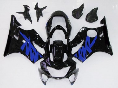 Gloss Black & Blue 1999-2000 CBR600 F4 Motorcycle Fairings