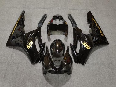 Gloss Black & Gold 2006-2008 Daytona 675 Motorcycle Fairings