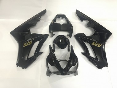 Gloss Black & Gold 2009-2012 Daytona 675 Motorcycle Fairings