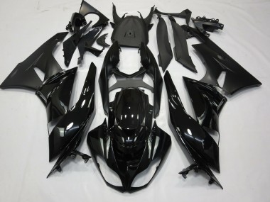 Gloss Black Matte 2009-2012 ZX6R Motorcycle Fairings