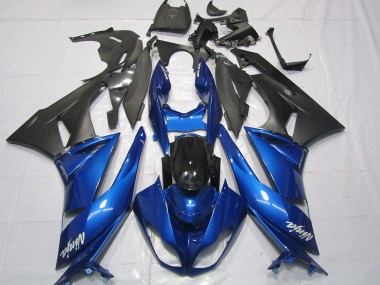 Gloss Blue 2009-2012 ZX6R Motorcycle Fairings