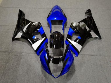 Gloss Blue Black and Silver 2003-2004 GSXR 1000 Motorcycle Fairings