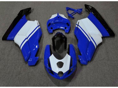 Gloss Blue & White 2003-2004 Ducati 749 999 Motorcycle Fairings