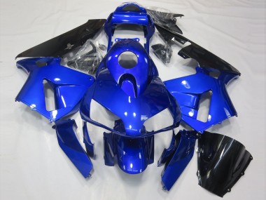 Gloss Blue and Black 2003-2004 CBR600RR Motorcycle Fairings