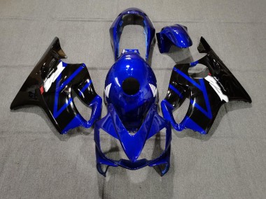 Gloss Blue and Black 2004-2007 CBR600 F4i Motorcycle Fairings