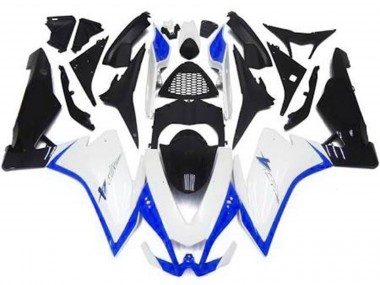 Gloss White & Blue 2010-2015 RSV4 1000 Motorcycle Fairings