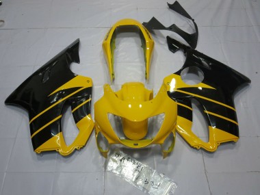 Gloss Yellow and Black 1999-2000 CBR600 F4 Motorcycle Fairings