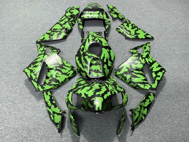 Green Camo 2003-2004 CBR600RR Motorcycle Fairings