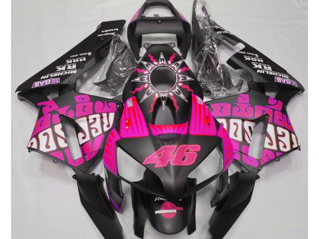 Hot Pink Rossi Repsol 2003-2004 CBR600RR Motorcycle Fairings