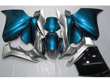 Light Blue and Silver 2010-2013 VFR1200 Motorcycle Fairings