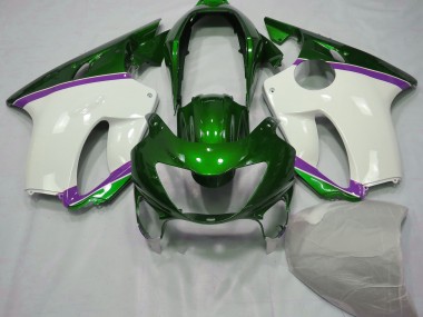 Lizard Green and Purple 1999-2000 CBR600 F4 Motorcycle Fairings