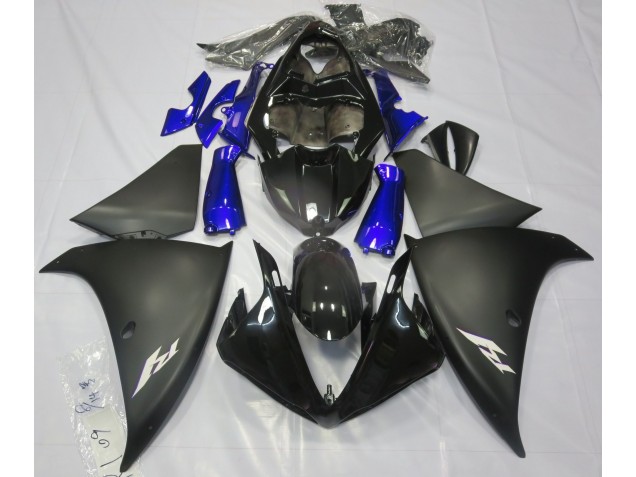 Matte Black & Blue 2009-2011 R1 Motorcycle Fairings