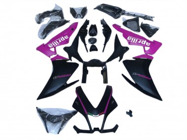 Matte Black & Pink 2010-2015 RSV4 1000 Motorcycle Fairings