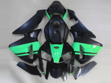 Matte Black & Special Green 2005-2006 CBR600RR Motorcycle Fairings