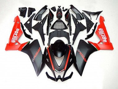 Matte Black and Red 2012-2015 RS4 125 Motorcycle Fairings