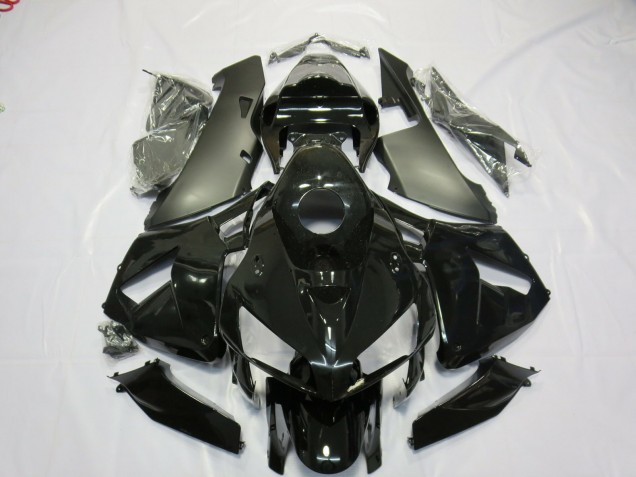 Matte and Gloss Black 2005-2006 CBR600RR Motorcycle Fairings