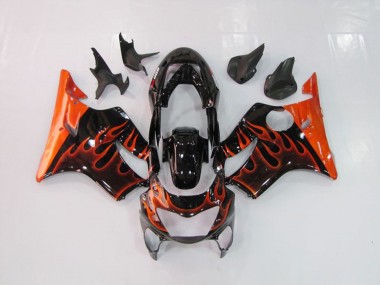 Orange Flame 1999-2000 CBR600 F4 Motorcycle Fairings