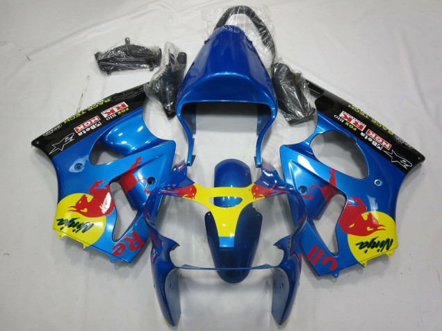 Red Bull 2000-2002 ZX6R Motorcycle Fairings