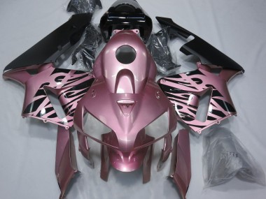 Rose Pink Flame 2005-2006 CBR600RR Motorcycle Fairings