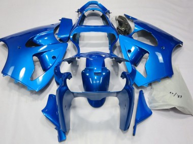 Vibrant Blue 2000-2002 ZX6R Motorcycle Fairings