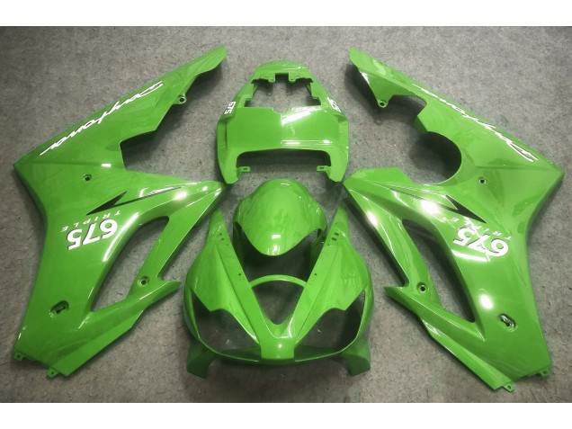 Vibrant Green 2006-2008 Daytona 675 Motorcycle Fairings