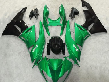 Vibrant Green Gloss 2009-2012 ZX6R Motorcycle Fairings