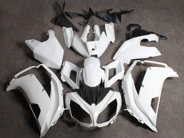 White 2012-2016 Ninja 650R Motorcycle Fairings