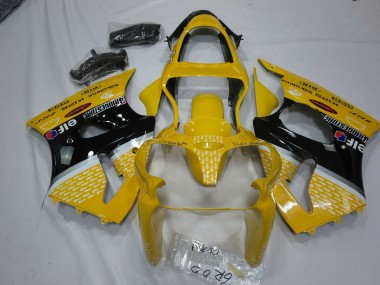 Yellow Elf 2000-2002 ZX6R Motorcycle Fairings